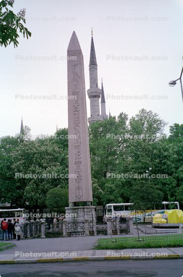 Obelisk, Minaret, landmark, Istanbul
