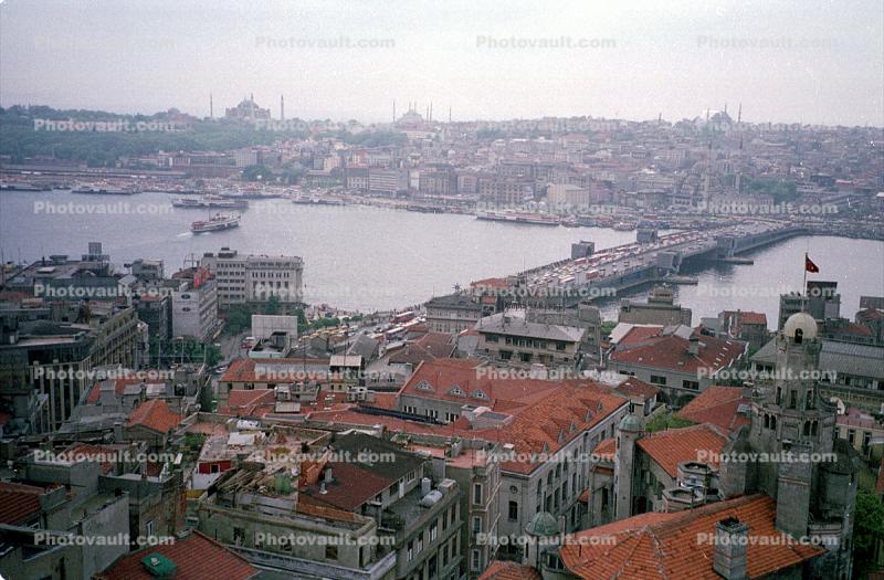 Bosphorus Strait, cityscape, buildings, Istanbul, Bridge