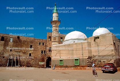 Mosque, Minaret, Dome, Acre, Akko, landmark