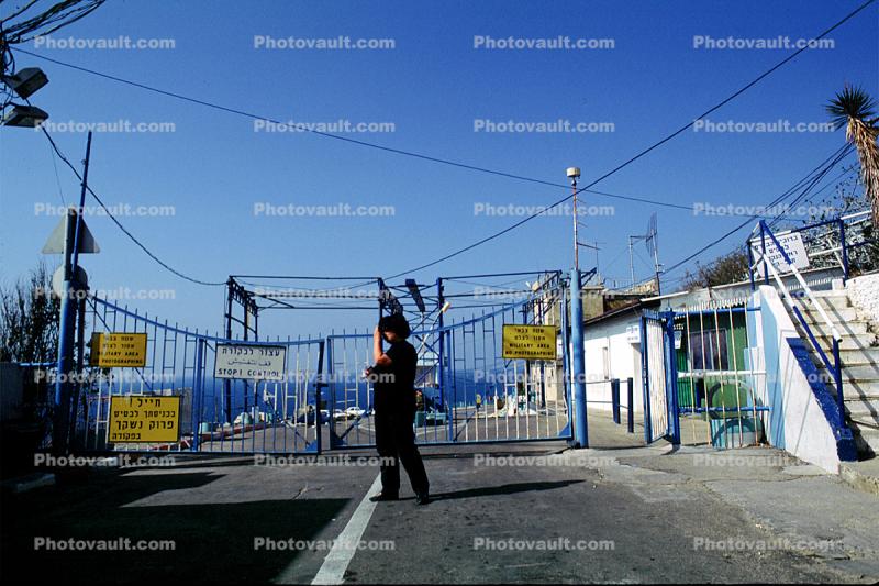 Lebanese Border, gate, soldier, Rosh Ha'Nikra