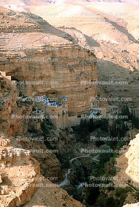 Saint George's Monastery, Wadi Qelt, sixth-century cliff-hanging complex