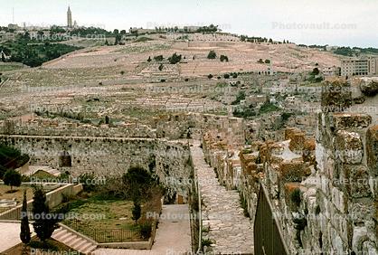 Buildings, hill, Cityscape, Jerusalem
