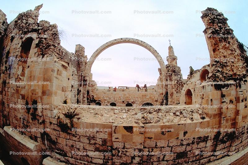 Hurva Synagogue, Arch, Ruins, Tower, Jewish Quarter, Temple, Jerusalem