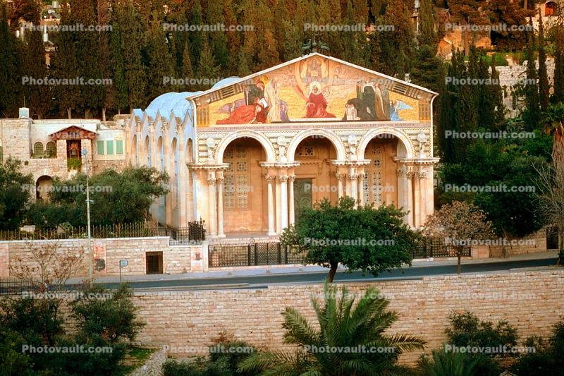 Gethsame, Church of All Nations, Tilework, Jerusalem
