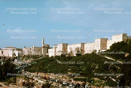 The Old City, fortress walls, Jerusalem