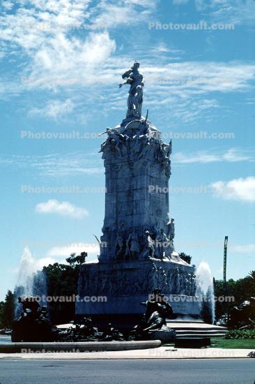 Monumento de los Espa?oles, Monument, Sarmiento y Libertador, Palermo district, Buenos Aires