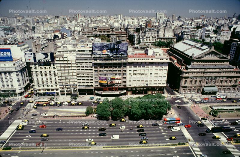 Cars, Skyline, Cityscape, Buidings, Buenos Aires