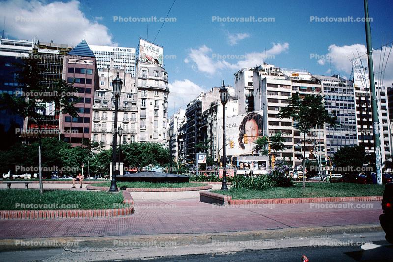 Sidewalk, Buildings, Buenos Aires