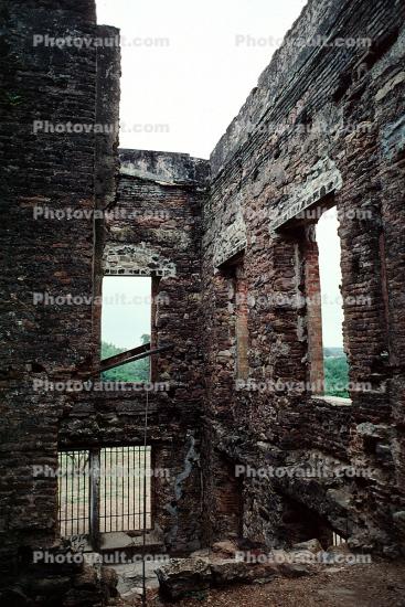 Castillo San Carlos, Ruins, Argentina, Bricks, Windows