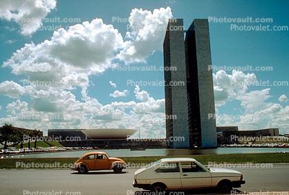 Cars, Cityscape, Skyline, buildings, Brazilia