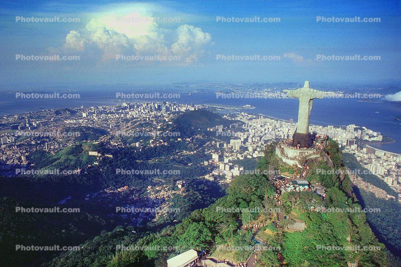 Christ the Redeemer, statue, landmark, Corcovado Mountain, Jesus Christ, Rio de Janeiro
