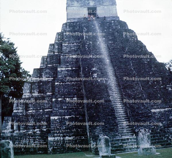Tikal National Park, Tikal Temple I, Pyramid