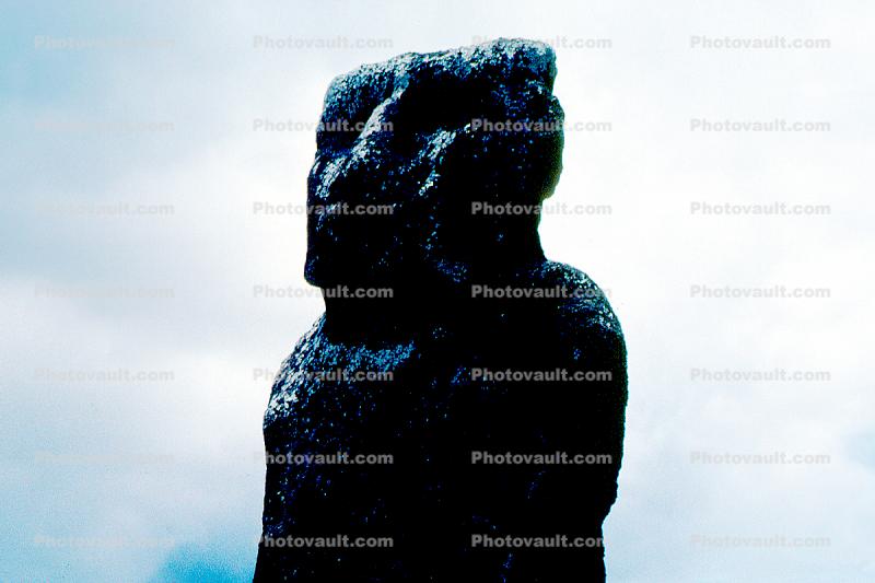 Statue, Moai, Face, Rock, Stone, Rapa Nui National Park, Easter Island, landmark