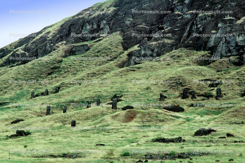 Moai, Rock, Stone, Rapa Nui National Park, Easter Island, Statue