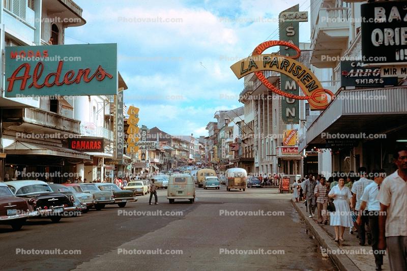Aldens, Cars, automobile, vehicles, shops, stores, 1950s