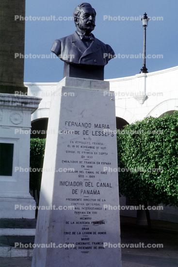 Fernando Maria Vizconde de Lesseps, Plaza de la Independencia, Panama City