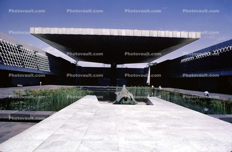 Unique Roof, Building, The Museum of Anthropology, designed by Pedro Ramirez Vazquez.