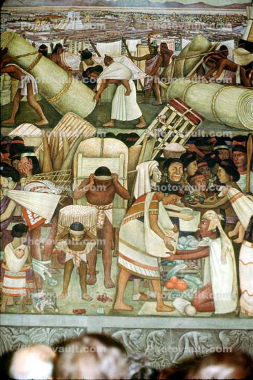 Painting, Chapultepec Castle, Castillo de Chapultepec, Wall Art, Mural