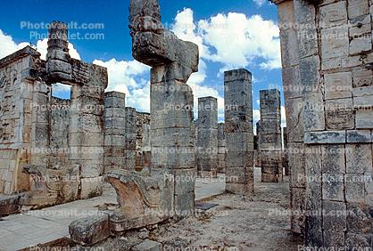 Templo de los Guerreros, Temple of the Warriors, Chichen Itza