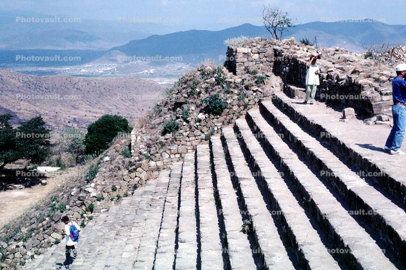 Stairs, steps, Monte Alban, Ruins