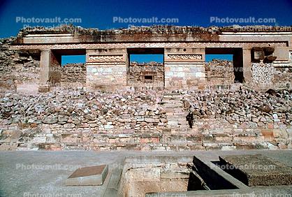 Main Gate to the Tomb, Mixtec Ruins, Mitla
