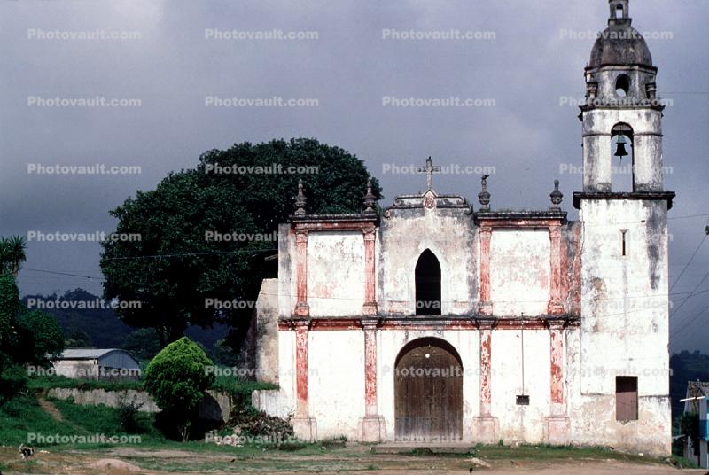 Church, bell tower, cross, door, Tuxpan, T?xpam de Rodr?guez Cano, Veracruz
