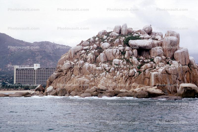 Rock Outcrop, Mound, Ocean, water
