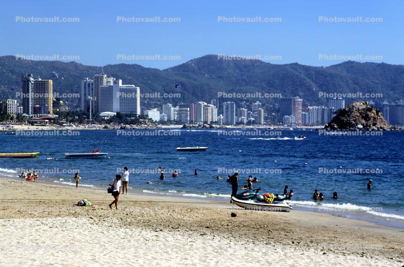 Acapulco, Beach, Hotels, Sand