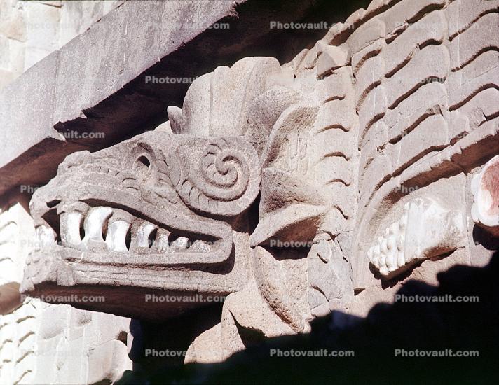 Dragon Face, Quetzalcoatl, Pyramids of Teotihuacan