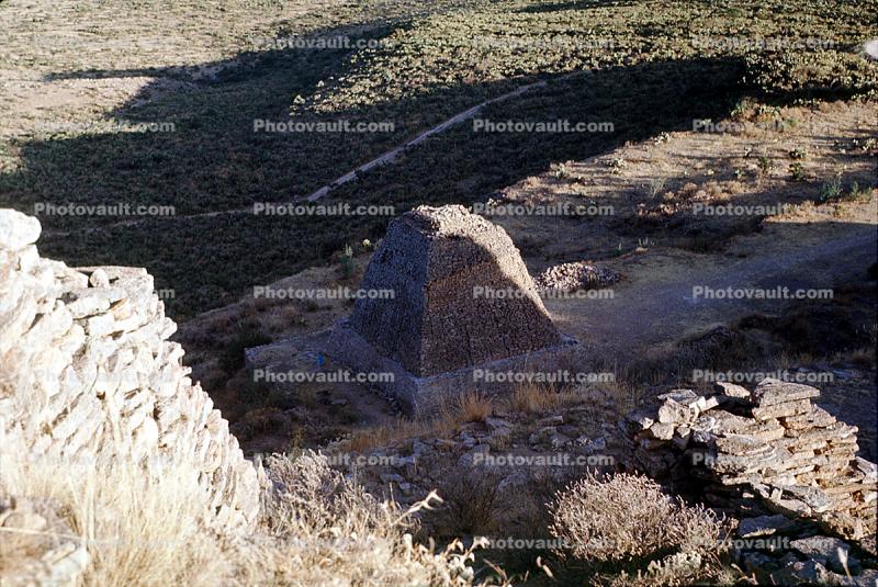 La Quemada, Ruinas de Chicomostoc, Ruins, Pyramid, Zacatecas