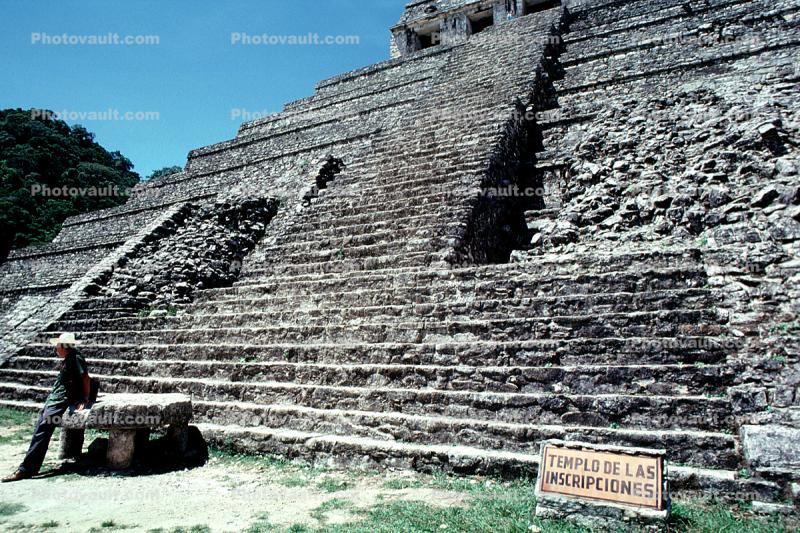 Templo de las Inscripciones, Pyramid, Palenque, Chiapas