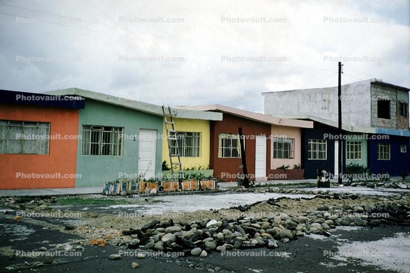 colorful homes, houses, buildings, Veracruz