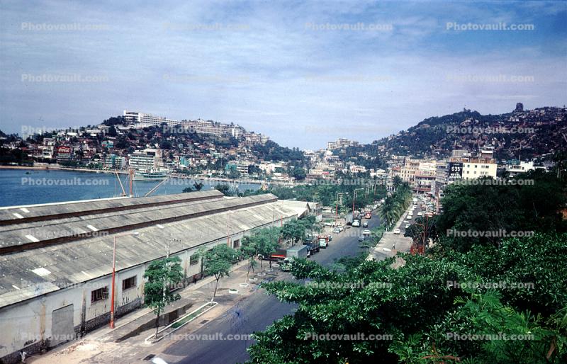 Acapulco, cars, automobiles, vehicles, July 1967, 1960s