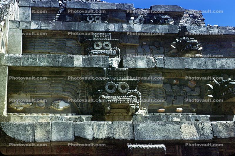 Detail, stonework, Teotihuacan