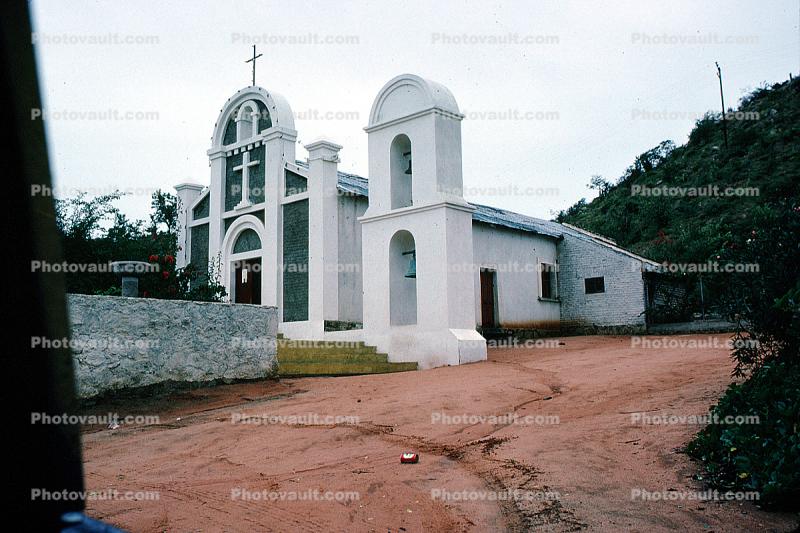 Church Building in Mazatlan, Cross, Sinaloa, October 1976, 1970s