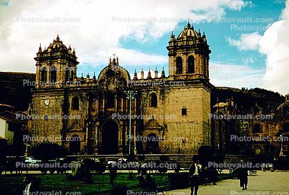 Plaza de Armas, Iglesia de La Compania de Jesus, Cusco, Cuzco, 1950s