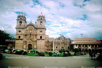 Plaza de Armas, Iglesia de La Compania de Jesus, Cusco, Cuzco, 1950s