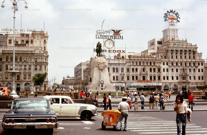 Cars, Lima, 1960s
