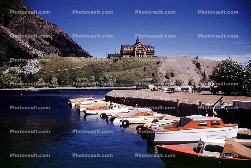 Docks, Building, Hotel, Banff, 1940s