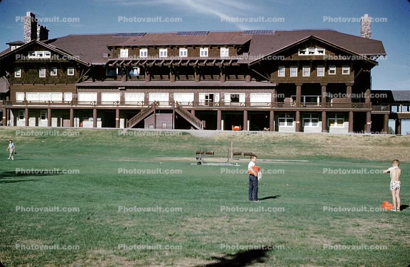 Hotel, Building, Lodge, Banff, 1950s