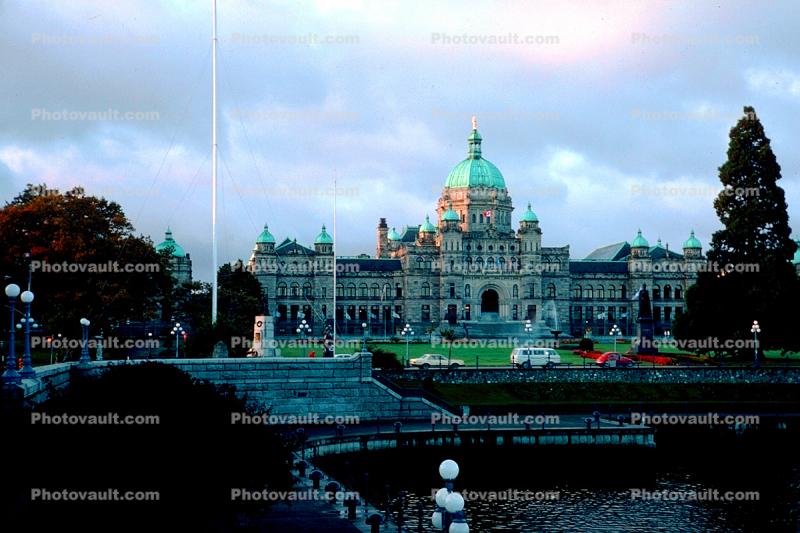 Parliament House, Victoria, landmark building, 1950s