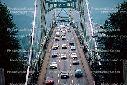 Lions Gate Bridge, Suspension Bridge, West Vancouver, First Narrows Bridge, Highway 99/1A, Vancouver, Highways 99 and 1A