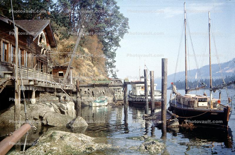 Village, Harbor, Docks