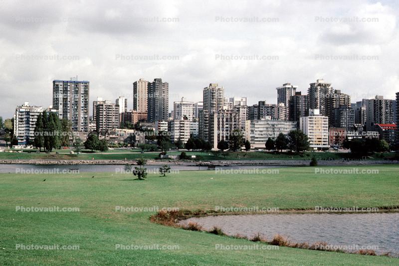 Cityscape, skyline, buildings, Vancouver