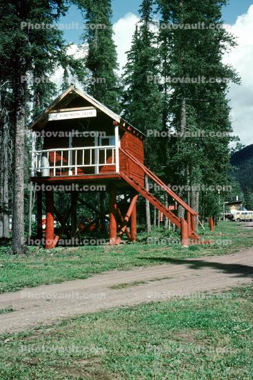 Cabin, Stilts, Tatogga Lake Resort, British Columbia