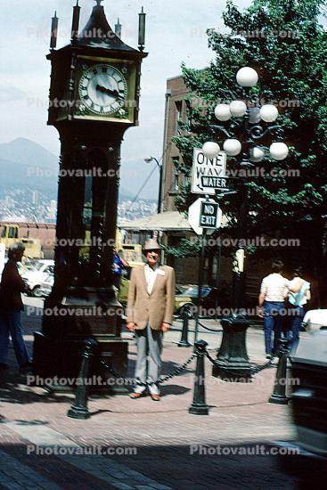 The Gastown Steam Clock in Vancouver