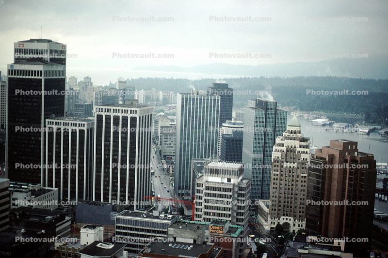 Buildings, Downtown, Skyscraper, Vancouver