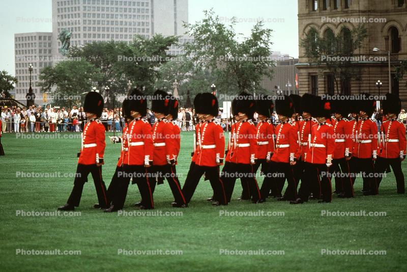 Palace Guards, marching, Parliament Building, Government