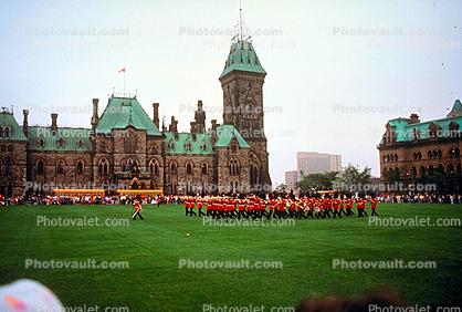 Palace Guards, marching, Parliament Building, Government, landmark
