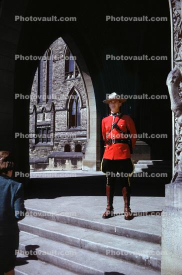RCMP, landmark, Man, Uniform, August 1967